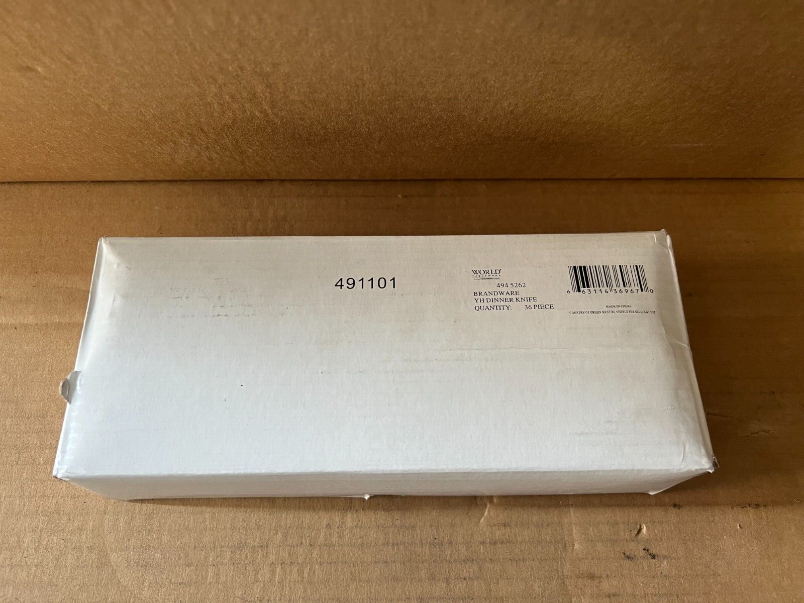 World Tableware Brandware 4945262YH Stainless Dinner Knife 285 Heavy Duty (36PK)