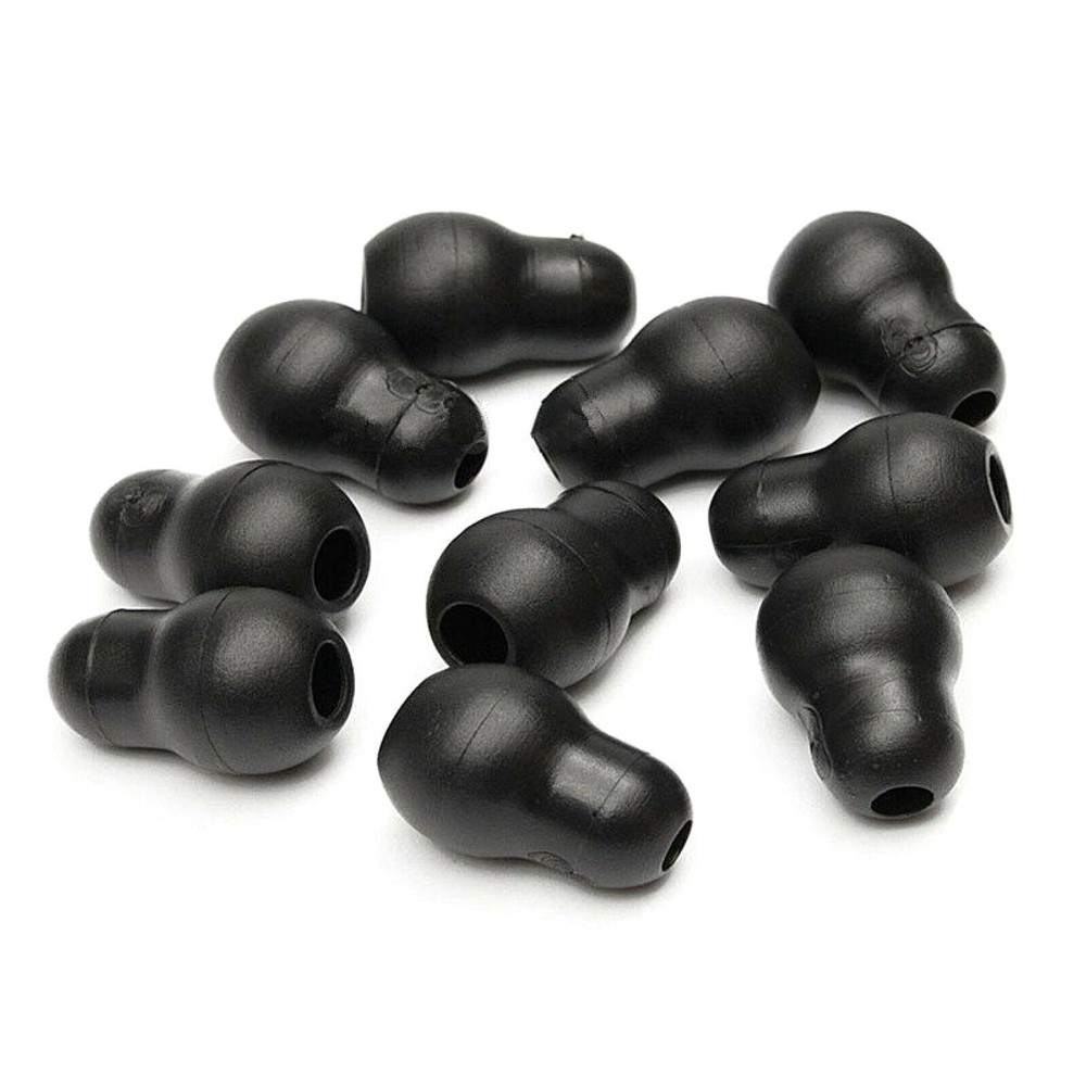 10Pcs Silicone Black Soft Eartips Earplug Earpieces For Littmann Stethoscope A