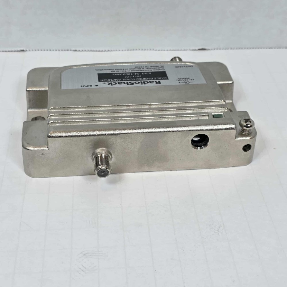 Radio Shack Cable Bi-Directional Amplifier 15-1171