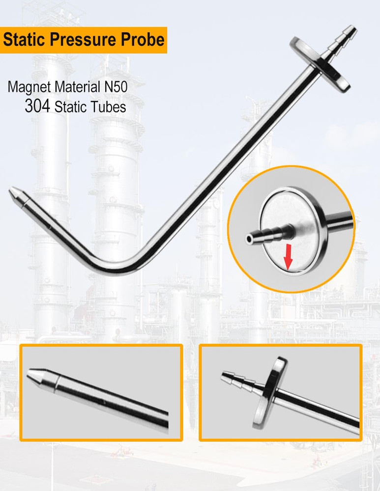 ZIBOO ASP2 Static Pressure Probes (Two-Pack)