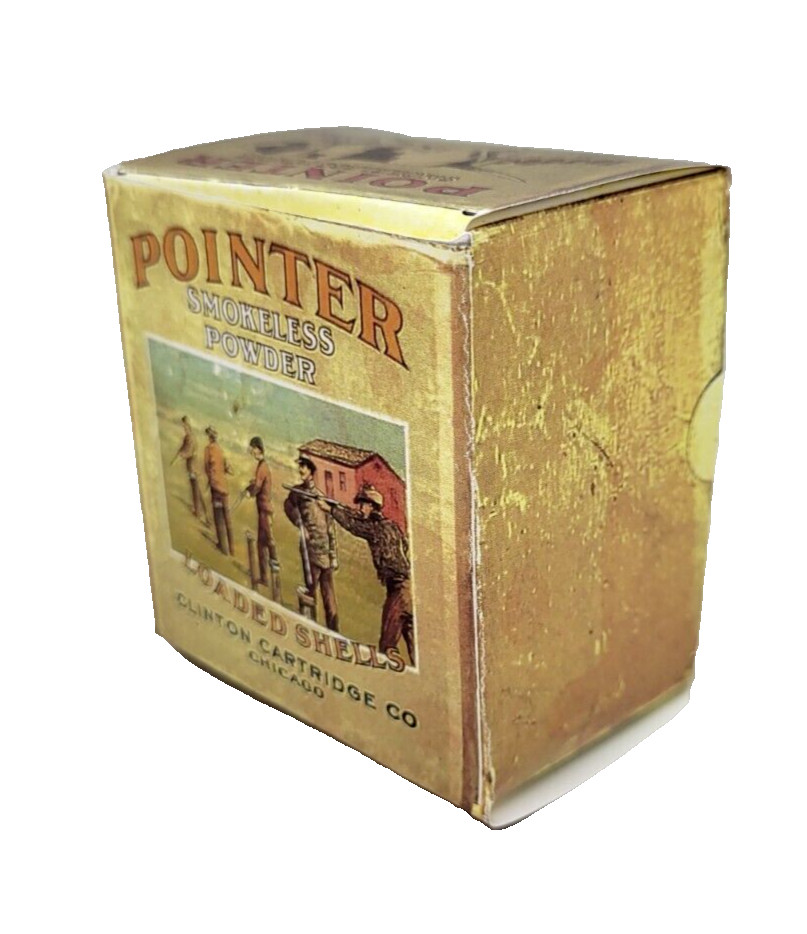 Vintage Pointer Smokeless Powder Loaded Shells Empty Box - REPRODUCTION