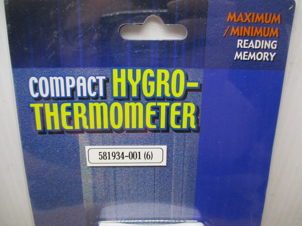 Compact Hygro -Thermometer w/ External Sensor Dual Display