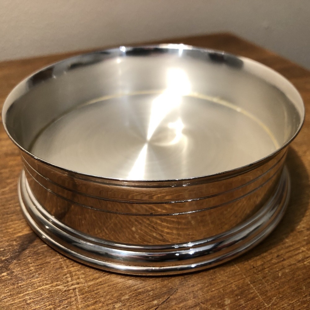 BSF Germany Silver plate Wine Bottle Coaster