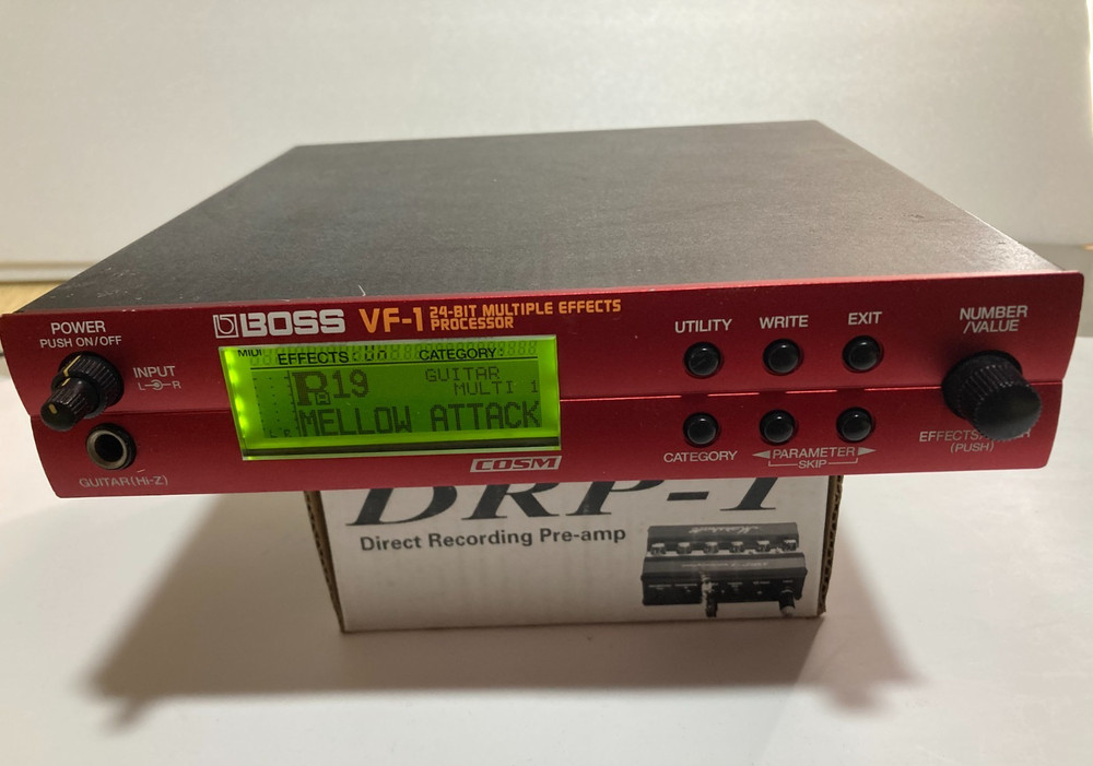 Boss VF-1 VF1 24-Bit Digital Effects Processor Tested Work from Japan