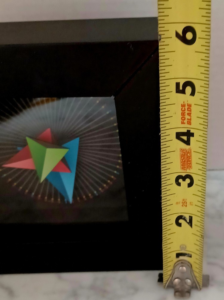 Cleverclocks Analog Desktop Clock Multi Triangle
