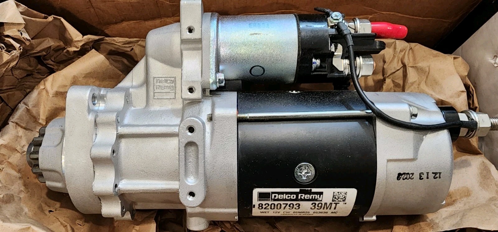 DELCO REMY 39MT 12V STARTER  8200793 For Mack And Volvo Trucks