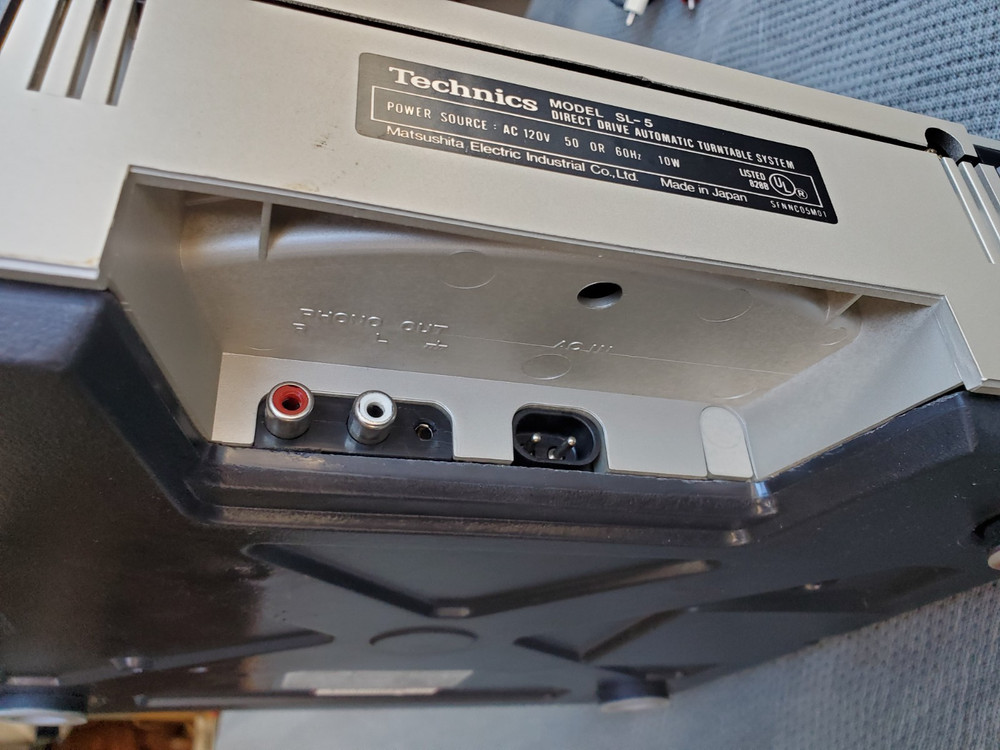 Technics SL-5 Direct Drive Automatic Turntable System Working See Video