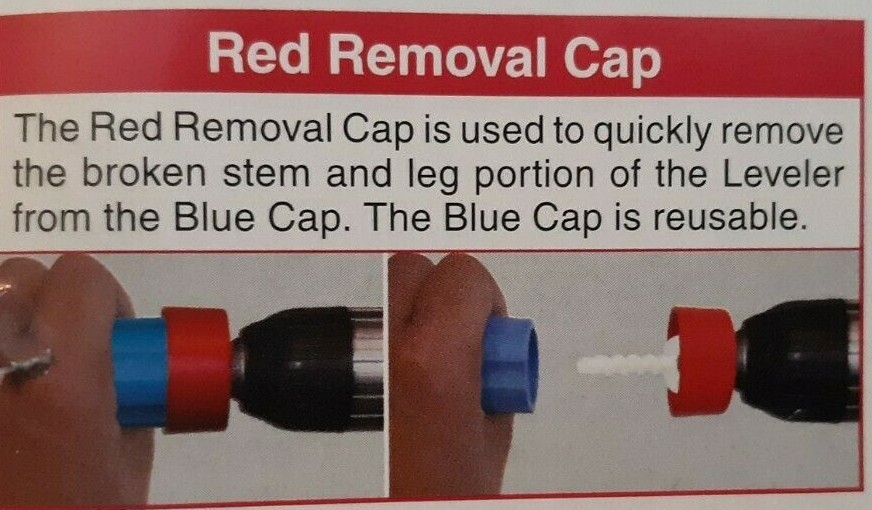 Progress Profiles Proleveling System Red Removal Cap PRSSV 2/BAG