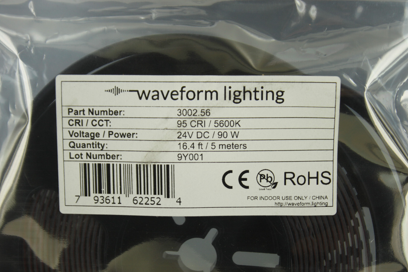 NEW Waveform Lighting FilmGrade 3002.56 5600k 24V 16.4ft WHITE LED Strip Lights