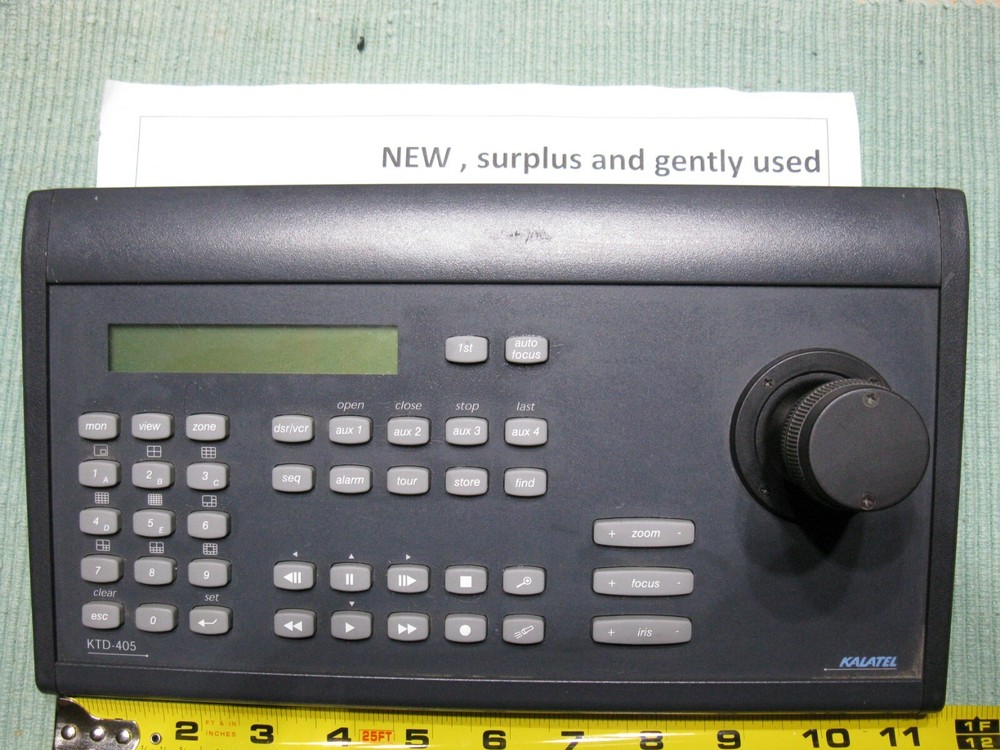 GE Interlogix KALATEL PTZ  System Controller Keyboard Joystick KTD-405