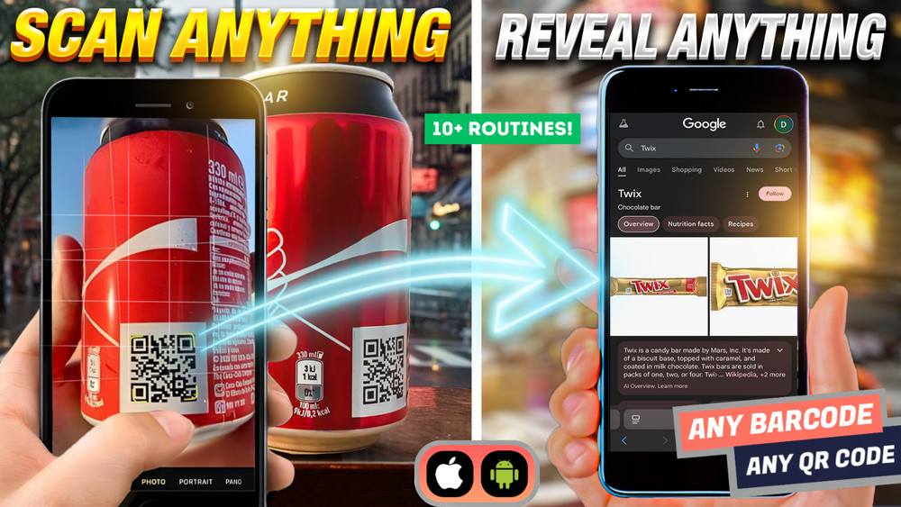 DEQODE by David Jonathan - Control where ANY Barcode or QR Code scans to!
