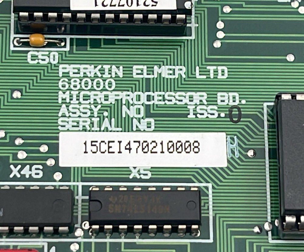 Perkin Elmer 68000 Microprocessor BD PCB Board L116-2066