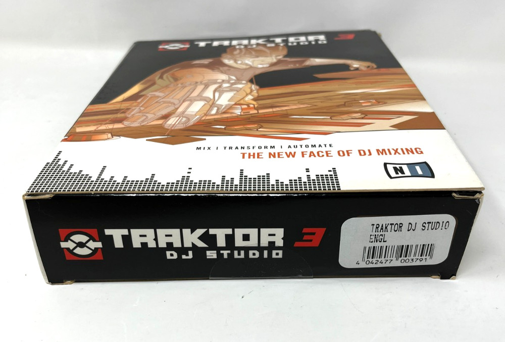 Traktor 3 DJ Studio Native Instruments PC Open Box MAC/WIN CD 2005