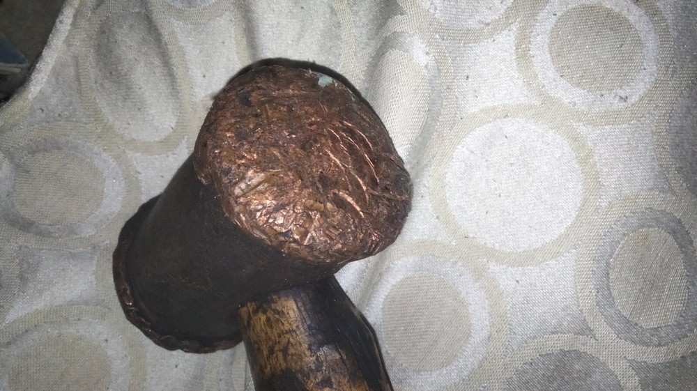 ANTIQUE MINING NON SPARK COPPER HAMMER