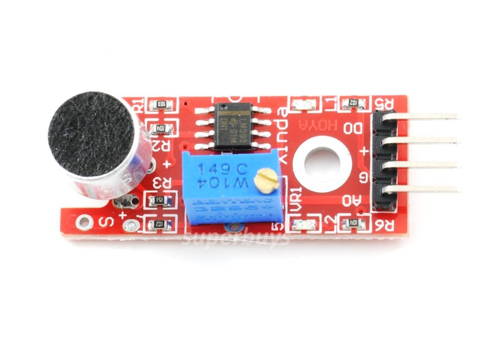 Audio Sound Microphone Mic Sensor Detector Module AVR Arduino Sensitive Detect