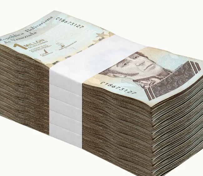 Venezuela 1 Million Bolivar Soberano 2020 used X 1000 Pcs Bundle + COA 💎 P-114