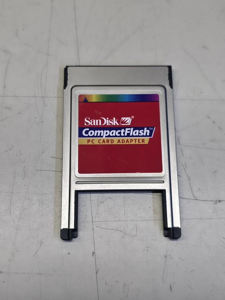Sandisk CompactFlash PC Card Adapter TESTED