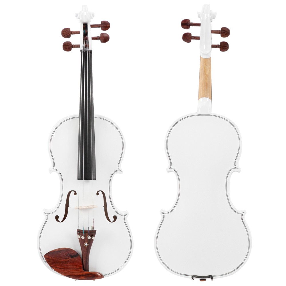 Beginner 4/4 Violin Set White Spruce Maple w/Accessories Professional