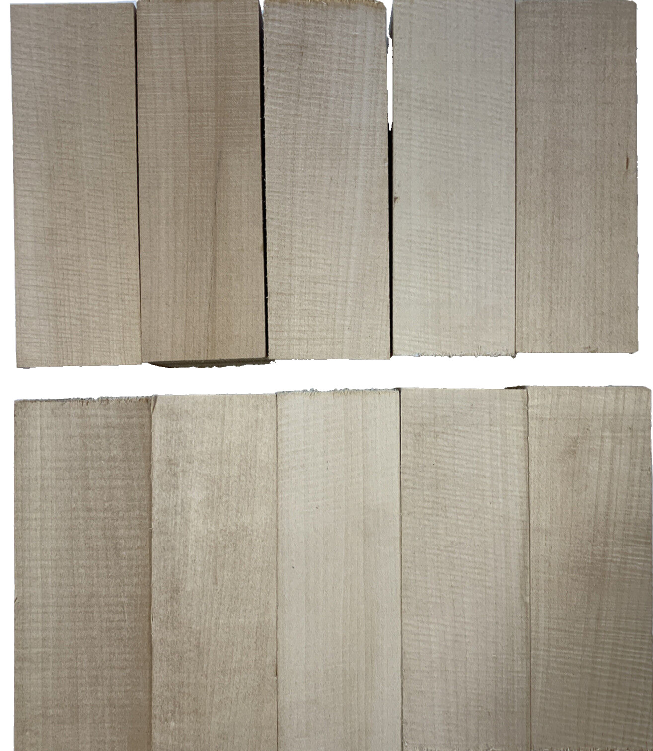 Pack Of 10, Basswood Turning Blank Carving Lumber Wood Blocks 2-1/2"x2-1/2"x8"