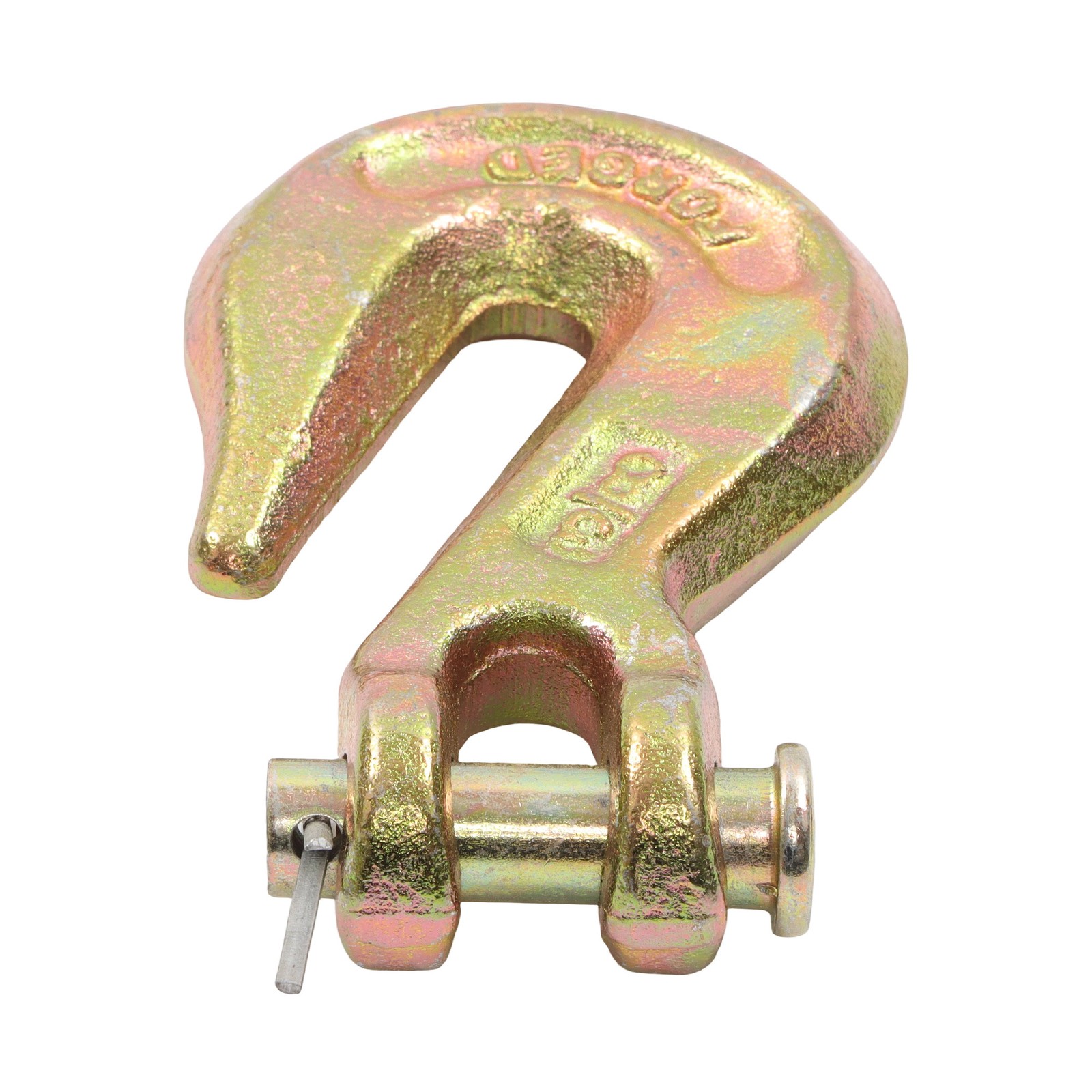 3/8 Inch 6600 Lbs Clevis Grab Hooks G70 for Trailer Truck Tow Chain (10 Pack)