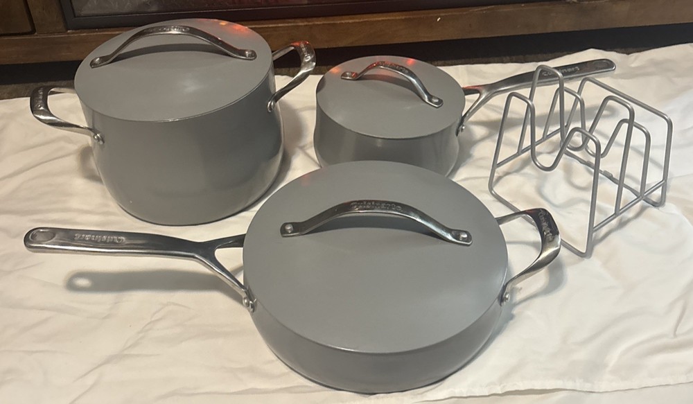 Cuisinart Culinary Collection Cookware 8-Piece Set Non-stick Ceramic