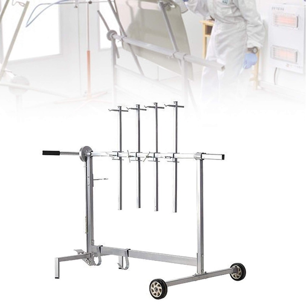 Auto Body Paint Stand Rack Hood Panel Hook Hanger 4 Locking Positions