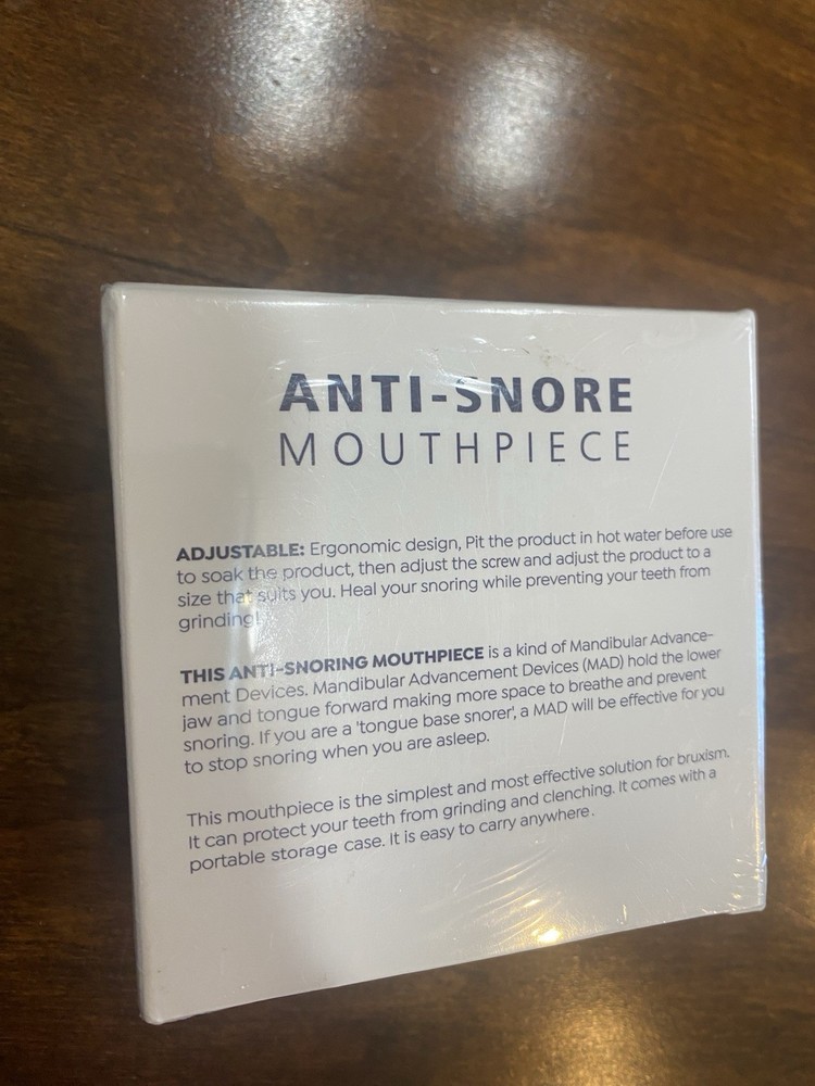 Anti Snore Mouthpiece Screw Adjustable