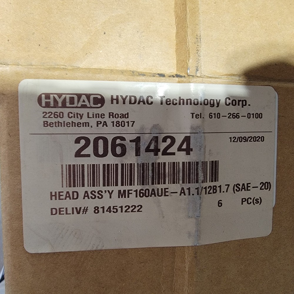 Hydac 2061424 Head Assembly