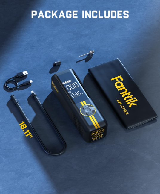 Fanttik X8 APEX Tire Inflator Portable Air Compressor