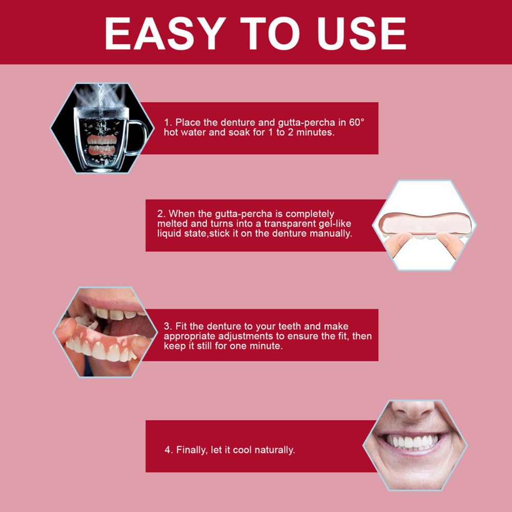 Silicone Denture Set Professional Denture Set Silicone Denture Set supple