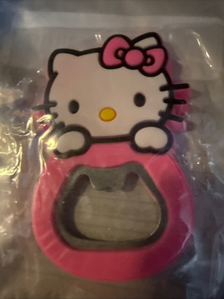 Hello Kitty Silicone Beer Bottle Opener Pink