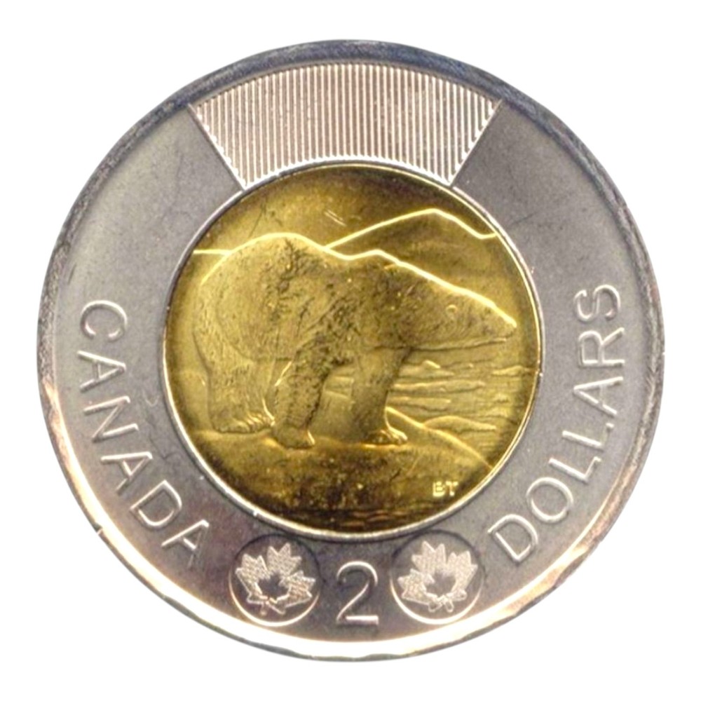 Canada 2016 Regular BU UNC Uncirculated Toonie!!