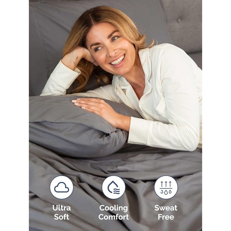 Extra Deep Pocket Fitted Sheet Set Microfiber Soft Pillowcases 6 Pieces New