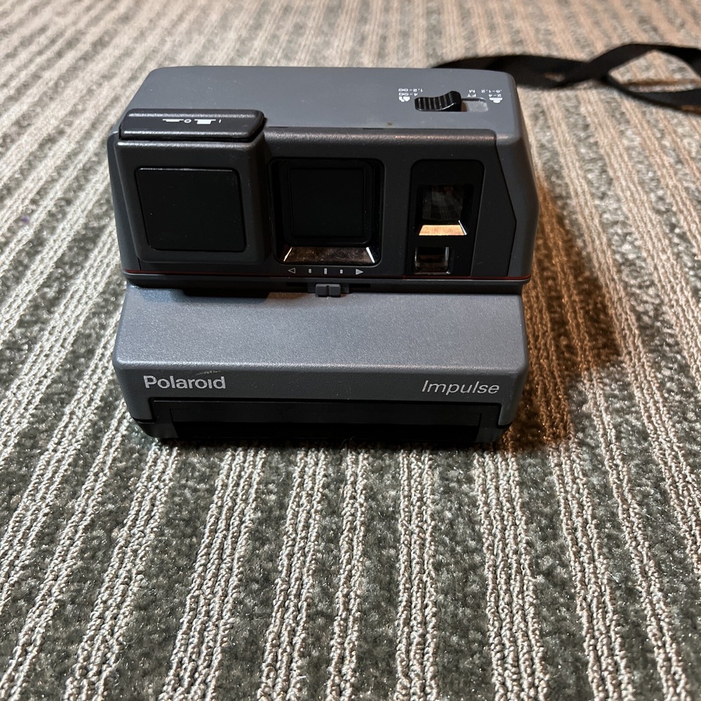 Polaroid Impulse Instant Film Camera with Strap UNTESTED