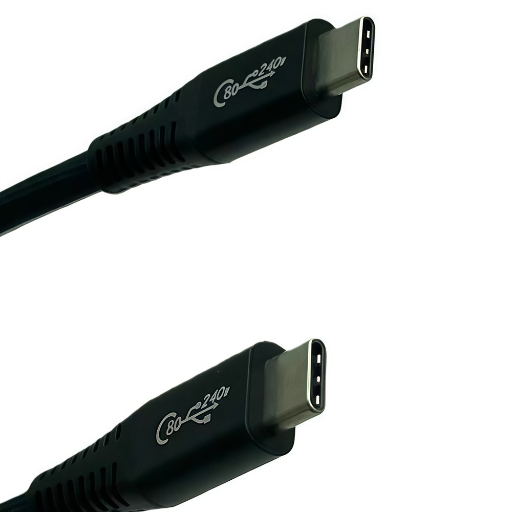 Fast Charging&Data Cable 80Gbps PD 240W 8K Wire Thunderbolt 4 3 USB 4.0 Type C-C