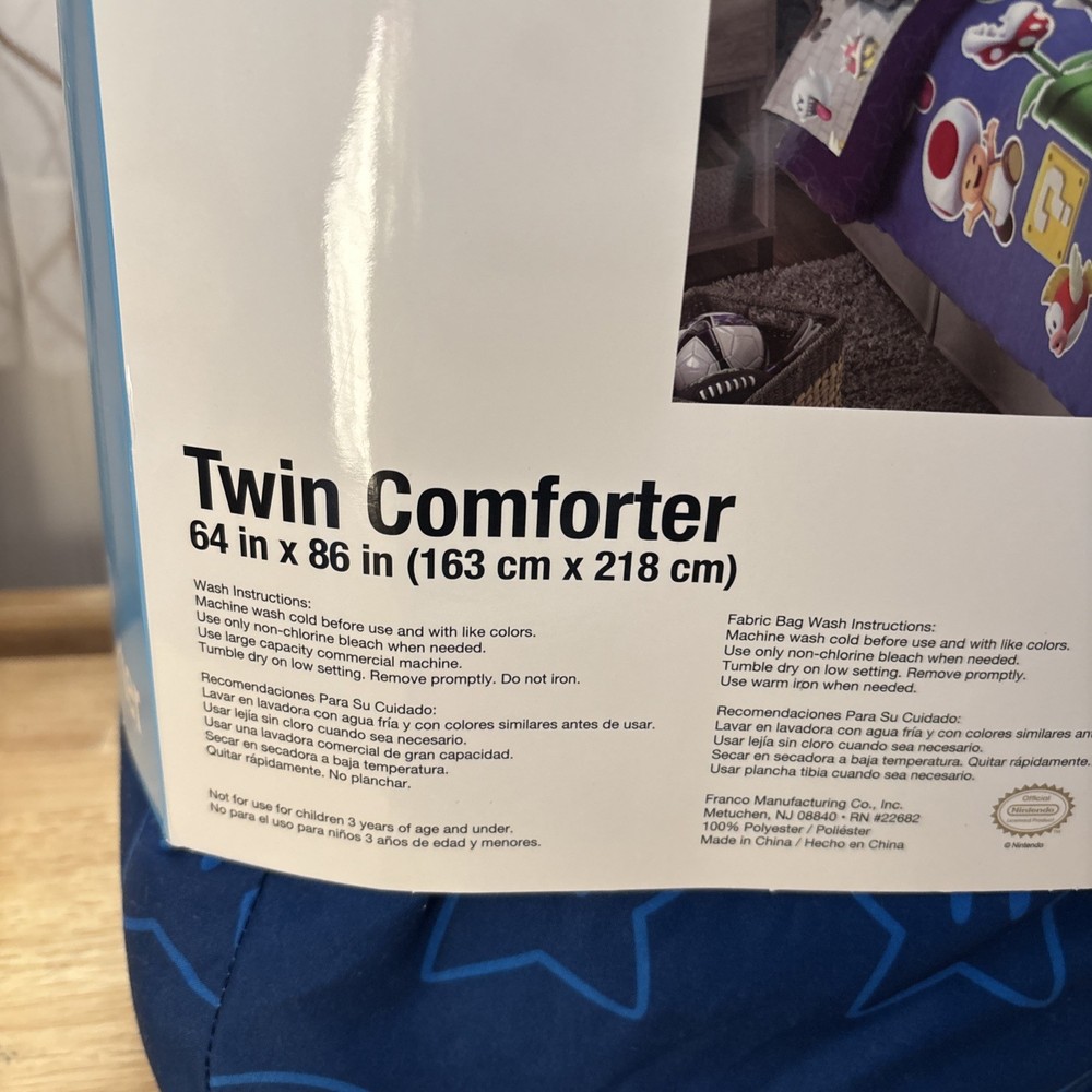 Mario Twin Comforter