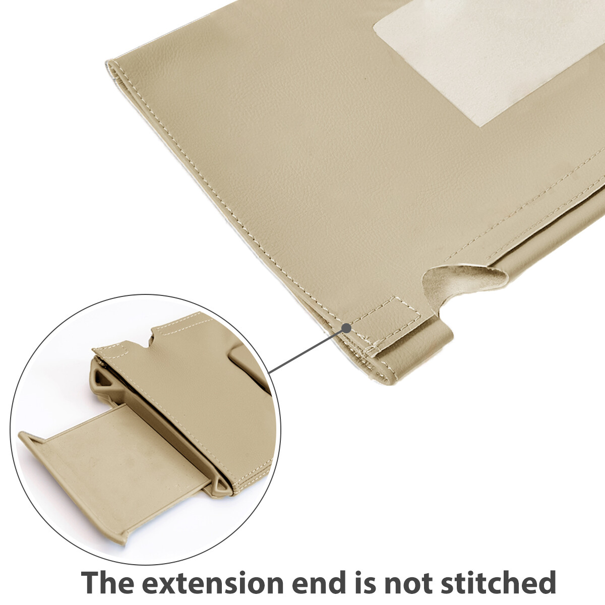 Sun Visor Replacement Cover Leather 95-99 Chevy Tahoe Suburban Yukon Beige Tan