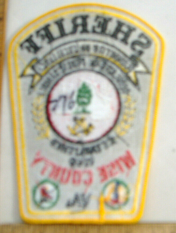 WISE COUNTY VIRGINIA POLICE FABRIC PATCH