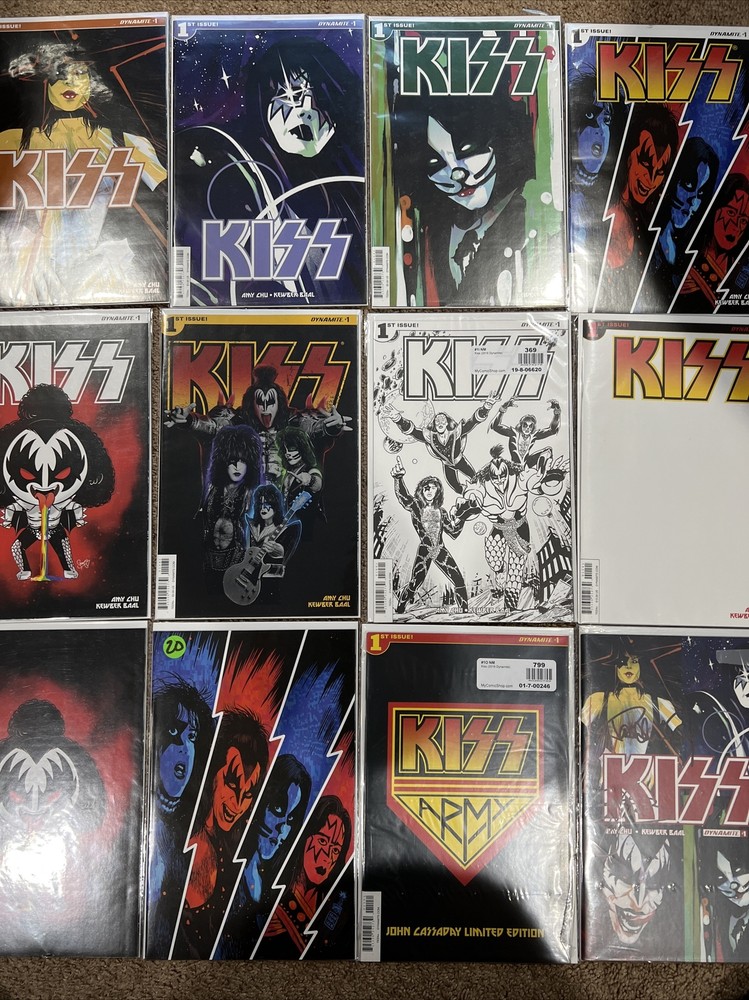Kiss Memorabilia Dynamite Comic Books