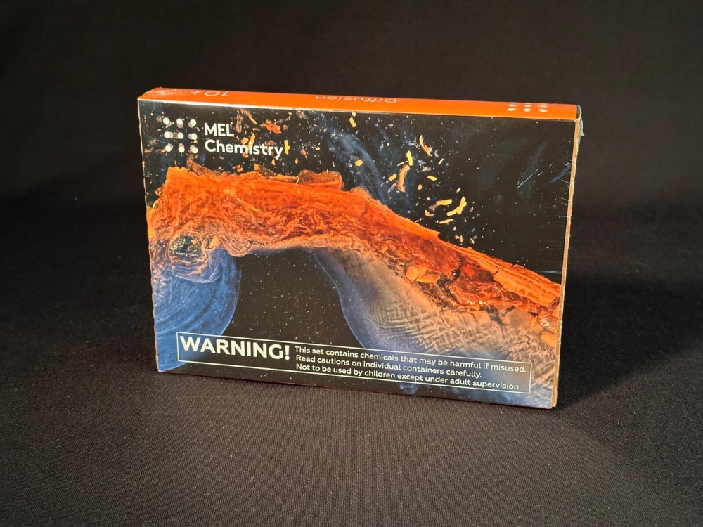 MEL  Chemistry Diffusion Kit, Home Science, Experiments *NEW* Sealed 10+