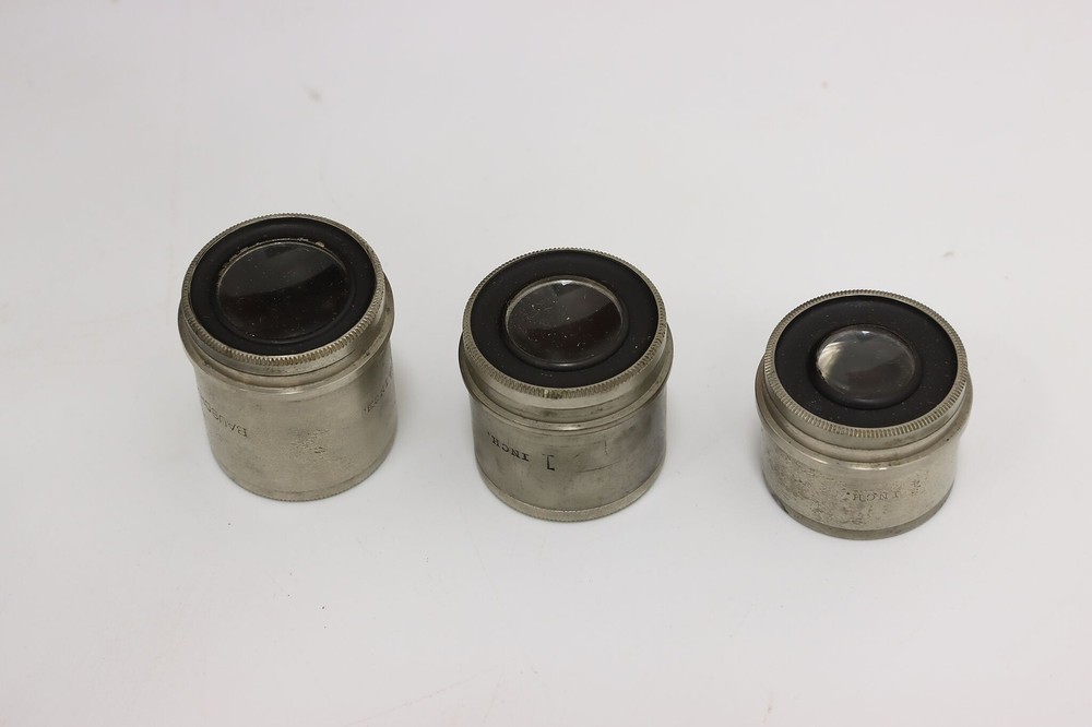 Bausch Antique Iron Laboratory Dissection Microscope & Case #56877