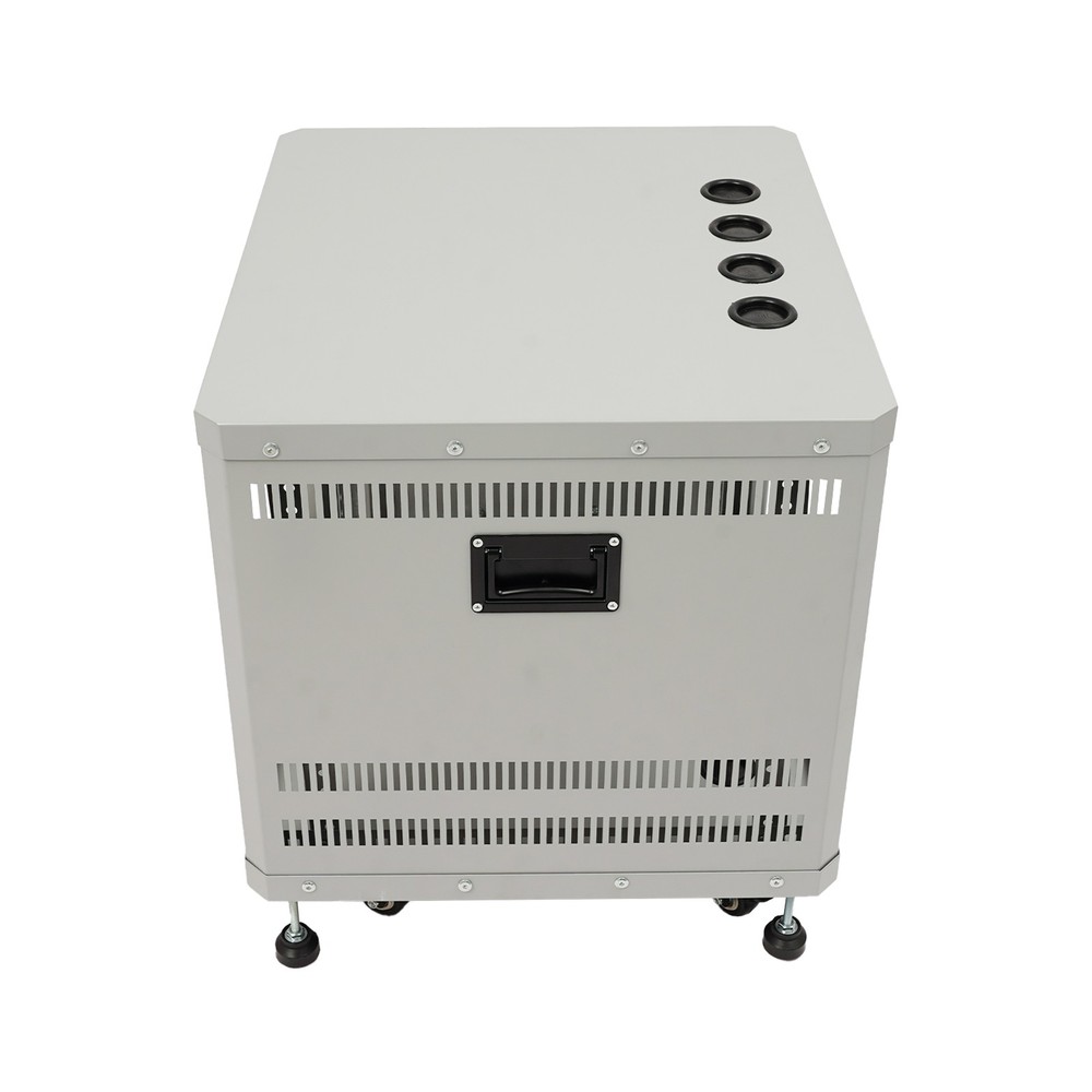 9U Server Rack Rectangular Server Rack Cabinet Rolling Studio Rack Case Grey NEW