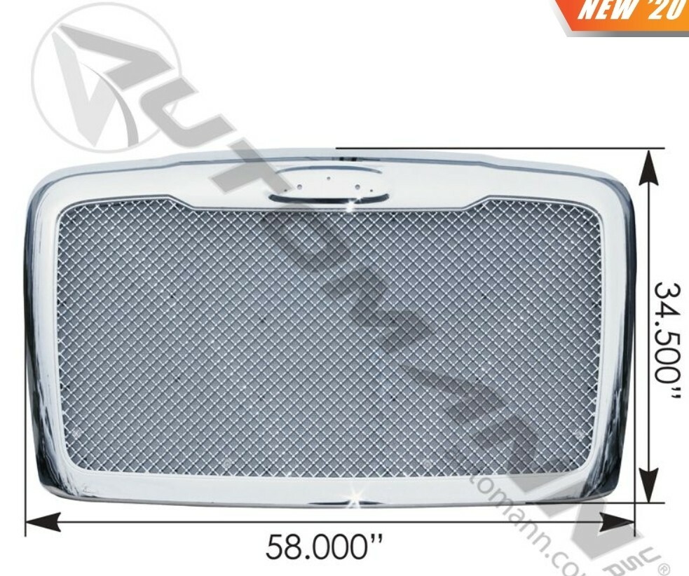 Freightliner Cascadia Grille | Chrome