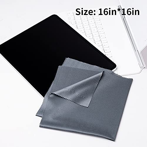 4 Pack 16''x16'' Extra Large Microfiber Cleaning Cloths Oversized Microfiber ...