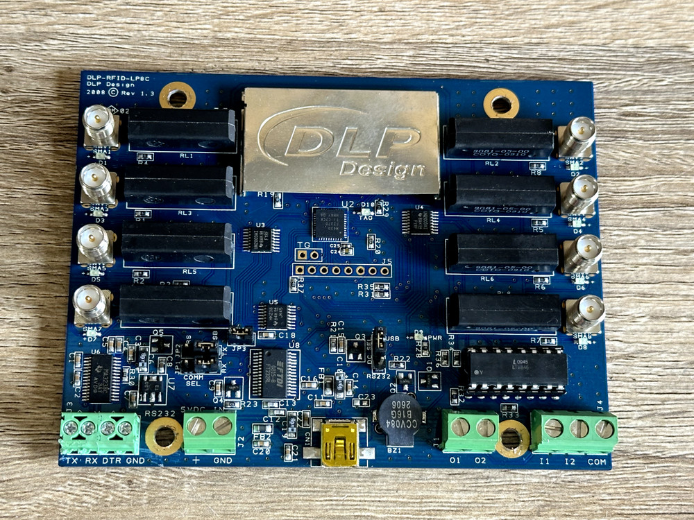DLP-RFID-LP8C 8-Channel RFID Reader/Writer