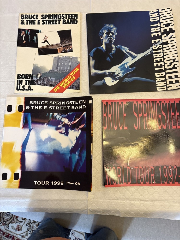 Bruce Springsteen Concert Tour Programs