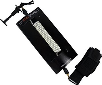 Stay Covered Basic Wrist Coil Leash White Clear OS