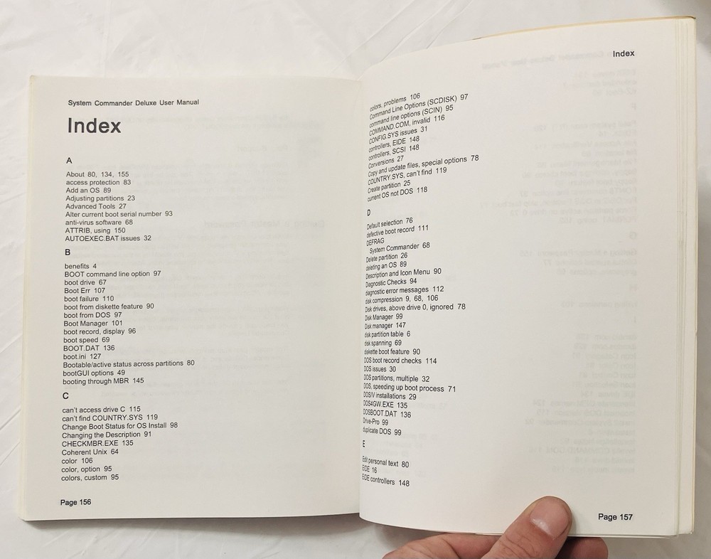 System Commander Deluxe User Manual VCOM Partitioning Guide Windows Linux (1998)