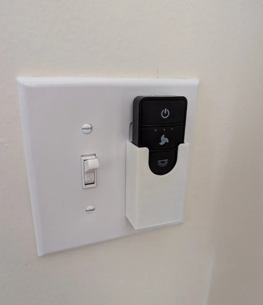 Hampton Bay Universal 3-Speed Remote Holder Wall Mount - Secure & Convenient