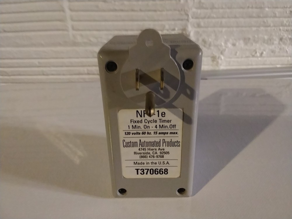 Custom automated products NFT-1e fixed cycle timer.